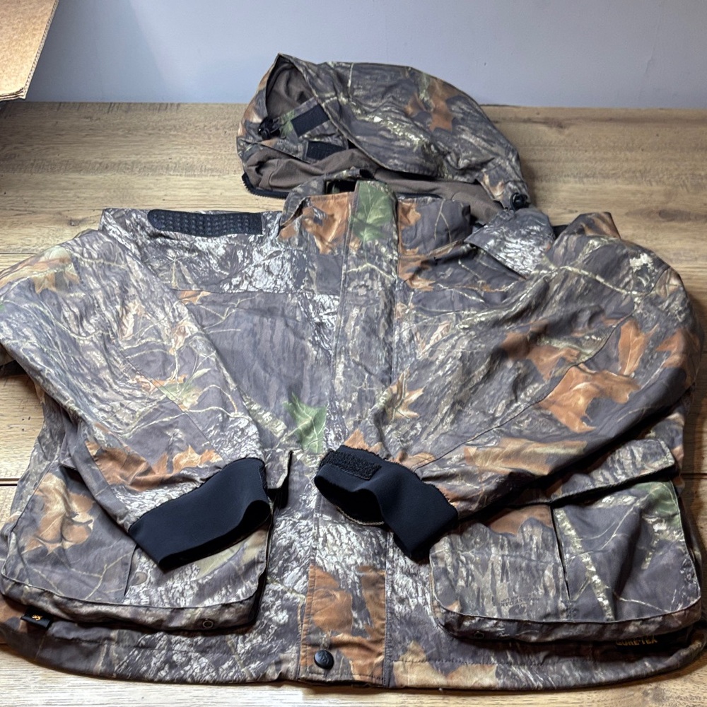Men’s Browning Duck Commander Series Gore-Tex Camo Jacket Size Large